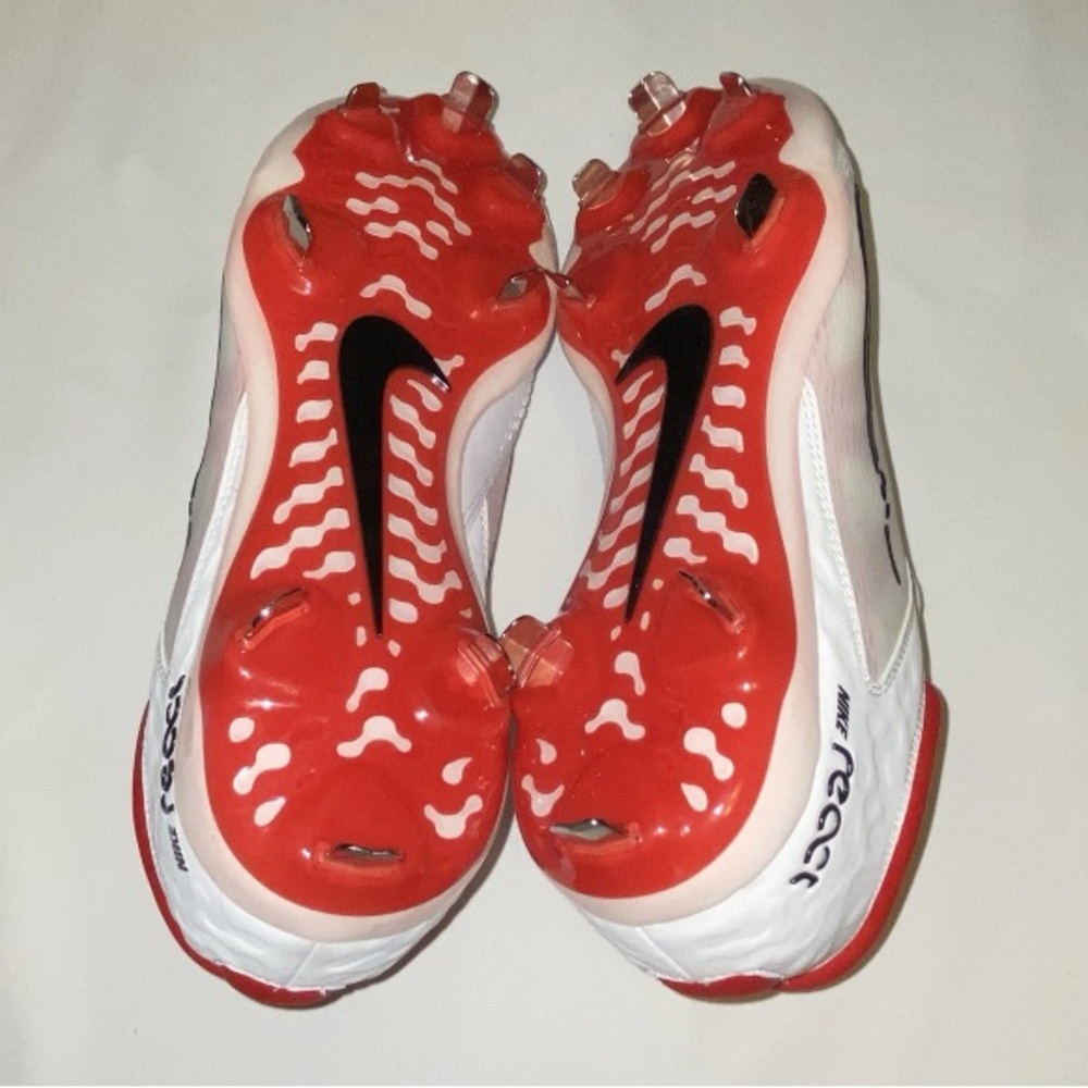 Nike Hyperdiamond 4 Elite Women’s Softball Red and White Sneakers Size 11 New - Picture 10 of 14